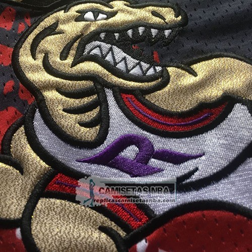 Camiseta Toronto Raptors Tracy Mcgrady Mitchell & Ness Negro Rojo